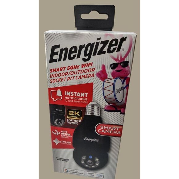 Energizer Smart WIFI Indoor/Outdoor Socket P/T Security Camera - Picture 4 of 4